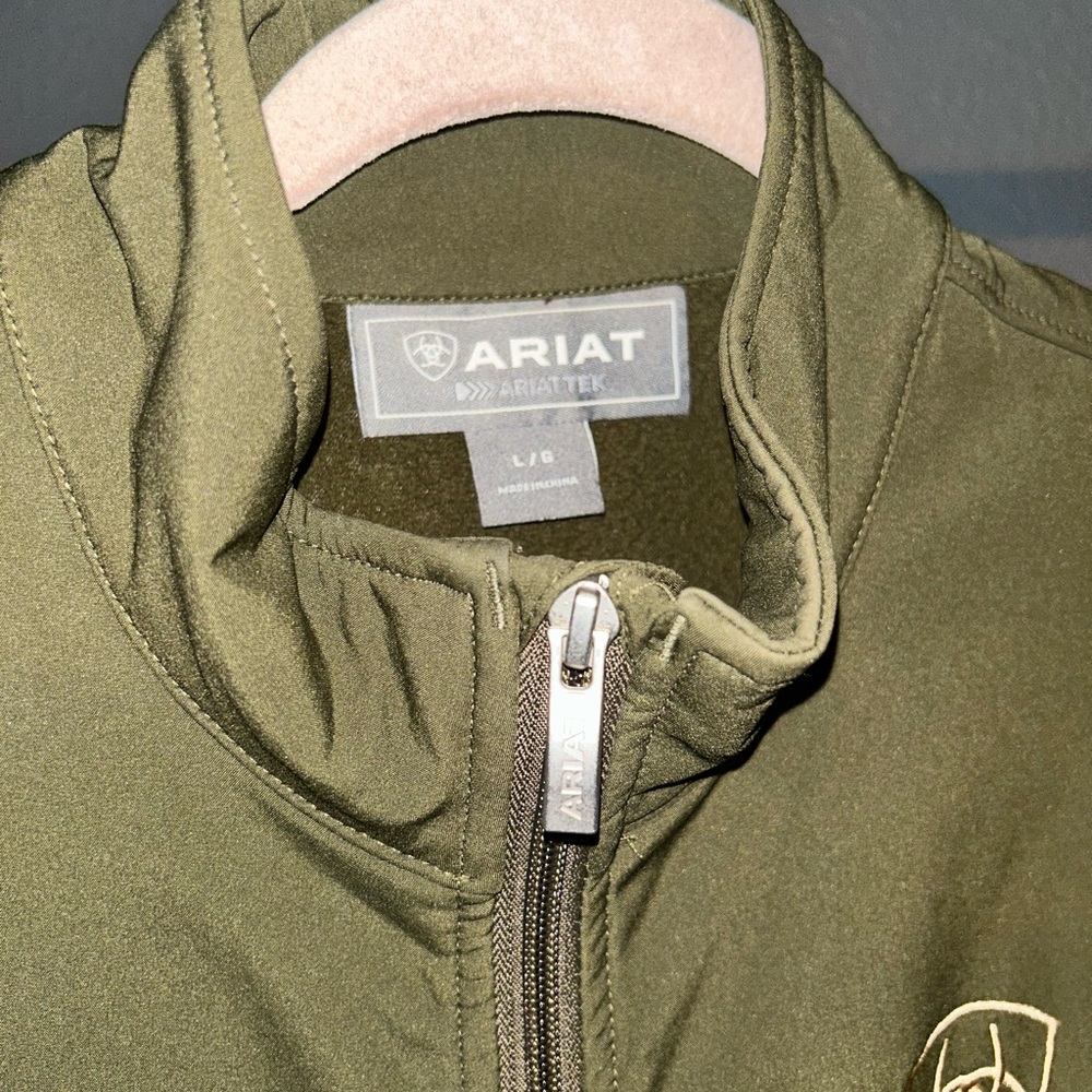 Ariat Forest Green Full-Zip Jacket - Picture 3 of 5